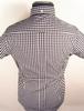 'BRUTUS TRIMFIT' Seventies Mod Mens Shirt - BLACK